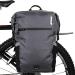 Rhinowalk Bike Bag Waterproof Pannier Backpack Convertible - 2 in 1 Bicycle Saddle Bag Shoulder Bag Laptop Pannier Professional Cycling Accessories Gray