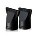 2PCS Non-Universal Black Plastic Salon Hair Dryer Nozzle Replacement Narrow Concentrator Special Hairdressing Styling Tool Fit for Outer Diameter