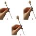 amangul Faux Pearl Hair Stick Fork Pin Retro Metal Chopstick Hairpin Bun Holder - Buy Online on GoSupps.com