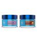 Blue Nectar Anti Aging Saffron Face Moisturiser for Women (1.7 Fl Oz) Paried with Walnut Gel Face Scrub for Deep exfoliation (10 Herbs 1.7 Oz)