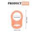 12 PCS Silicone Pacifier Adapter Ring | Dummy Holder Clip | Baby Pacifier Clip | Durable & Safe Accessories - Buy Online on GoSupps.com