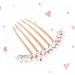 DOITOOL Gold Decor Headwear for Women Rhinestone Headpiece Crystal Decor Alloy Comb Wedding Decoration Bling Decor Pearl Side Comb Floral Decor Bridal Comb Barrette Headgear Hair Bride - Buy Online on GoSupps.com