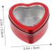 DIYEAH 50 Pcs Gumballs Heart Tins with Lids Small Boxes for Chocolate Candies With Cover Candy Jar 6x5.9cmx5pcs Redx5pcs - Buy Online on GoSupps.com