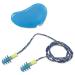 Howard Leight by Honeywell FUS30-HP 100-Pair Fusion 27 dB Corded Multiple-Use Earplugs - Blue/White  Regular