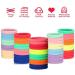 Hair Ties  No Damage Hair Accessories  Elastic for Women  Men  Girls  Soft Seamless  2 Inch in Diameter 100 Pcs Color Multicolor - 100 Pcs - Buy Online on GoSupps.com