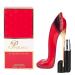 Princess High Heel Eau de Parfum for Women 2.9oz (85ml) Red + Refillable Travel Atomizer