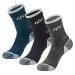 innotree 3 Pack Men's Merino Wool Hiking Socks Full Cushioned Hiking Walking Socks Moisture Wicking Micro Crew Socks