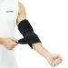 Elbow Brace  Adjustable Neoprene Support Wrap for Joint  Arthritis Pain Relief  Tendonitis  Wrap for Golfers  Sports Injury Recovery for Men and Women (Black)