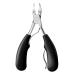 Nail Clipper for Thick Nails Toe Nail Clippers Nail Correction Thick Nails Ingrown Toenails Nippers Cutters Dead Skin Dirt Remover Pedicure Care Tool (Color : Black)
