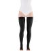 Medi Duomed Basic Thigh-High Compression Stockings CCL2 - Unisex Long Socks with Knobs for Women & Men - Black - Size IV - Buy Online on GoSupps.com