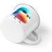 Kids Adventure Mug White Enamel Oisillon - 354 ml Perfect for Hot and Cold Drinks Robust and Fun - Buy Online on GoSupps.com