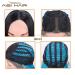 HBINGBING Blue Straight Long 20 Synthetic Lace Front Wig - Heat Resistant Fiber for All Women - Buy Online on GoSupps.com