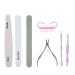 Cuticle Nippers 7pcs Professional Steel Pusher NailSave your time