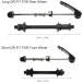 CYSKY Bike Axle Quick Release Skewer Set for Road, Mountain, MTB, BMX - Front and Rear Wheel Hub - 1 Pair - Buy Online on GoSupps.com
