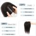 SEA SINGING Human Hair Toppers for Women Real Hair Topper with Thinning Hair 120% Density Round Shaped Swiss Base Clip in Fringe Human Hair Topper Top Hair Pieces 40g-Dark Brown(12inch 2#) 2# 12inch - Buy Online on GoSupps.com