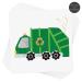 Construction Party Favor: 10 Premium Waterproof Metallic Temporary Garbage Truck Flash Tattoos for Boys - Buy Online on GoSupps.com