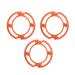 3PCS Orange Shaving Heads Rings for Series 7000 9000 RQ12 Models