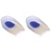 Pedag Ultra Heel Gel heel pillow - for perfect ferret damping in sports at work & in everyday life |relieves heel pain |Bright gel dampens the heel the blue spot pads the heel bone S / M