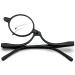 MMOWW Makeup Reading Glasses | Magnifying Makeup Glasses for Women | Flip-Down Single Lens Rotating Glasses | Black 1.5x - Buy Online on GoSupps.com