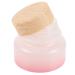 FOMIYES Cream Terrarium Lotion Container Cosmetic Containers with Lids Cosmetic Jar Sample Jars Small Jars with Lids Body Scrub Containers Makeup Container Travel Frosted Glass Plastic 6.3x6.3cm As Shown