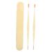GOOHOCHY 1set Ear Wax Removal Tool Dual- Earpicks for Ear Cleaning Design for Home Use Reusable Convenient
