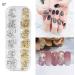 Desikixudy Star Month Gold and Silver Nail Art Metal Shell 3D Nail Decoration Studs Rhinestones Nail Art Design Charms Stone 07 - Buy Online on GoSupps.com