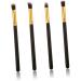 Healeved 8 Pcs Eye Make-up Brush Kit Eyeshadow Brushes Professional Eyebrow Brushes Highlighter Brushes mediumx2pcs Black+goldx2pcs - Buy Online on GoSupps.com