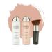 Magic Minerals AirBrush Foundation 3piece set by Jerome Alexander Light Foundation + Primer + free Kabuki brush Makeup with natural coverage