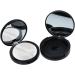 Housoutil 4 Pcs Travel Containers for Creams Round Refillable Cream Containers Compact Single Layer High Disc Mx2pcs Blackx2pcs - Buy Online on GoSupps.com