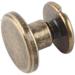 Flat Head Rivets Set - 20 All-Copper Leathercraft Screws & Nuts (5mm) - Essential Tool Accessories for DIY Projects - Buy Online on GoSupps.com
