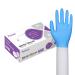 Nitrile Gloves 100Pcs 1000 Pcs Disposable Blue, Small/Medium/Large/XLarge, No Latex No Powder Medium (Pack of 100) Blue-100 Pcs