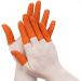 100Pcs Orange Rubber Anti-Slip Finger Cots - Disposable Protective Finger Covers for Easy Electronic Repair - Buy Online on GoSupps.com