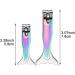 Mermaid Nail Clippers Stainless Steel Cuticle Remover Trimmer Scissor Manicure Pedicure Fingernail Nipper Tool Two Sizes - Buy Online on GoSupps.com