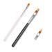 Ombre brush fringe brush baby boomer brush gradient brush (black and white)