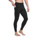 BALEAF Men's Yoga Leggings Running Tights with Pockets Athletic Sports Compression Pants for Workout Dance Cycling A- Black Large