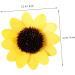 Alipis 10Pcs craft sunflowers flower head DIY garland sunflowers for crafts Ornament artificial flower headgear crafts Accessories decorate fabric sunflowers for crafts wedding Yellow 6x6cm - Buy Online on GoSupps.com