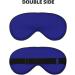 Navy Sleep Mask - Adjustable Double-Sided Eye Mask | Soft Sleeping Eye Covers for Ultimate Comfort & Eye Edema Reduction - Perfect for International Shipping - Buy Online on GoSupps.com