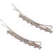 Topkids Accessories Sparkly Crystal Hair Clips Vintage Looking Pearl Detailed Bobby Pins For Women & Girls Birthday Prom or Bridal Accessories (Crystal & Pearl Grip) - Buy Online on GoSupps.com