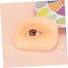 FRCOLOR Makeup Practice Skin Eyeshadow Eyebrow Fake Pro Tools Silicone Makeup Fake Skin Consumables Major 1 count (Pack of 1) As Shown 1 - Buy Online on GoSupps.com
