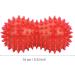 Spiky Massage Balls - Hard Spike Massage Ball & Foot Massager for Plantar Fasciitis Relief (Red) - Shop Internationally - Buy Online on GoSupps.com
