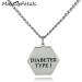 Type 1 Diabetes Medical Alert ID Pendant Necklace - Stainless Steel with 26" Chain - Perfect for Safety & Style - Buy Online on GoSupps.com