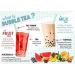 Instant Boba Tea Kit 9 Drink Packets  Straws & Boba Thai  Milk & Green Tea Latte Kit Gift Box by Buddha Bubbles Boba / DeDe - Buy Online on GoSupps.com