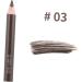 Didiseaon 4 Pcs Makeup Eyebrow Pencils Eyeshadow Pencil Waterproof Eyebrow Pencils with Brush Puff Head Wooden - Buy Online on GoSupps.com