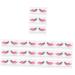 ABOOFAN 15 Pairs Halloween False Eyelashes Eye Lashes Extension for Halloween Red Fake Lashes for Costume Party Halloween Makeup Eyelashes Dramatic Eyelashes Imported Fiber Prom Extend 5d