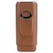 Cigar Case Cigar Humidor with Cedar Wood Lining Travel Portable Leather Cigar Humidor Waterproof Holds 3 Cigars Brown