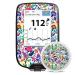 Slidesticker Freestyle Libre measuring device stickers (Happy Flowers)