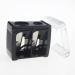 2-in-1 Makeup Pencil Sharpener for Eyeliner, Eyebrow Pencil & Lip Liner - Black - Buy Online on GoSupps.com