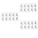 FRCOLOR 15 Pairs Short False Eyelashes Handmade Eyelashes Dollsthetic Lashes Hair Eyelashes Makeup Lash Reusable Manmade Eyelashes False Eye Lashes Artificial Fiber 3d Extend