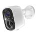 GMK 2023 Upgraded Version Security Cameras Wireless Outdoor 1080P Battery Powered WiFi Cameras Color Night Vision 2-Way Audio AI Motion Detection for Home Security with Cloud/SD IP65 Weatherproof White
