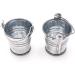 Mini Metal Bucket Doll Storage Bucket Mini Boo Buckets Mini Halloween Buckets Miniature Toy Doll Kitchen Living Room Accessory Wedding Birthday Silver - Buy Online on GoSupps.com
